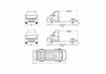 Blueprint Renault Master Cab Floors Van 2007 A4 Photo Print