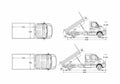 Blueprint Renault Master Tippers Truck 2007 A4 Photo Print