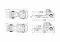 Blueprint Renault Master Truck 2007 A4 Photo Print