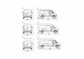 Blueprint Renault Master Van 2007 A4 Photo Print