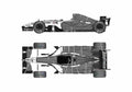 Blueprint Renault R25 OW 2005 A4 Photo Print