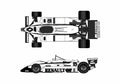 Blueprint Renault RE40 F1 GP OW 1983 A4 Photo Print