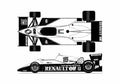 Blueprint Renault Re 40 F1 OW 1983 A4 Photo Print