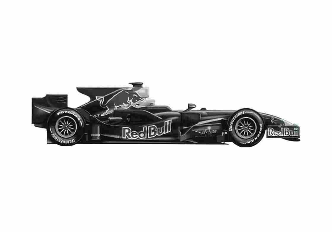 Blueprint Renault Red Bull RB4 F1 GP OW 2008 A4 Photo Print