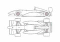 Blueprint Renault Sport OW 1988 A4 Photo Print