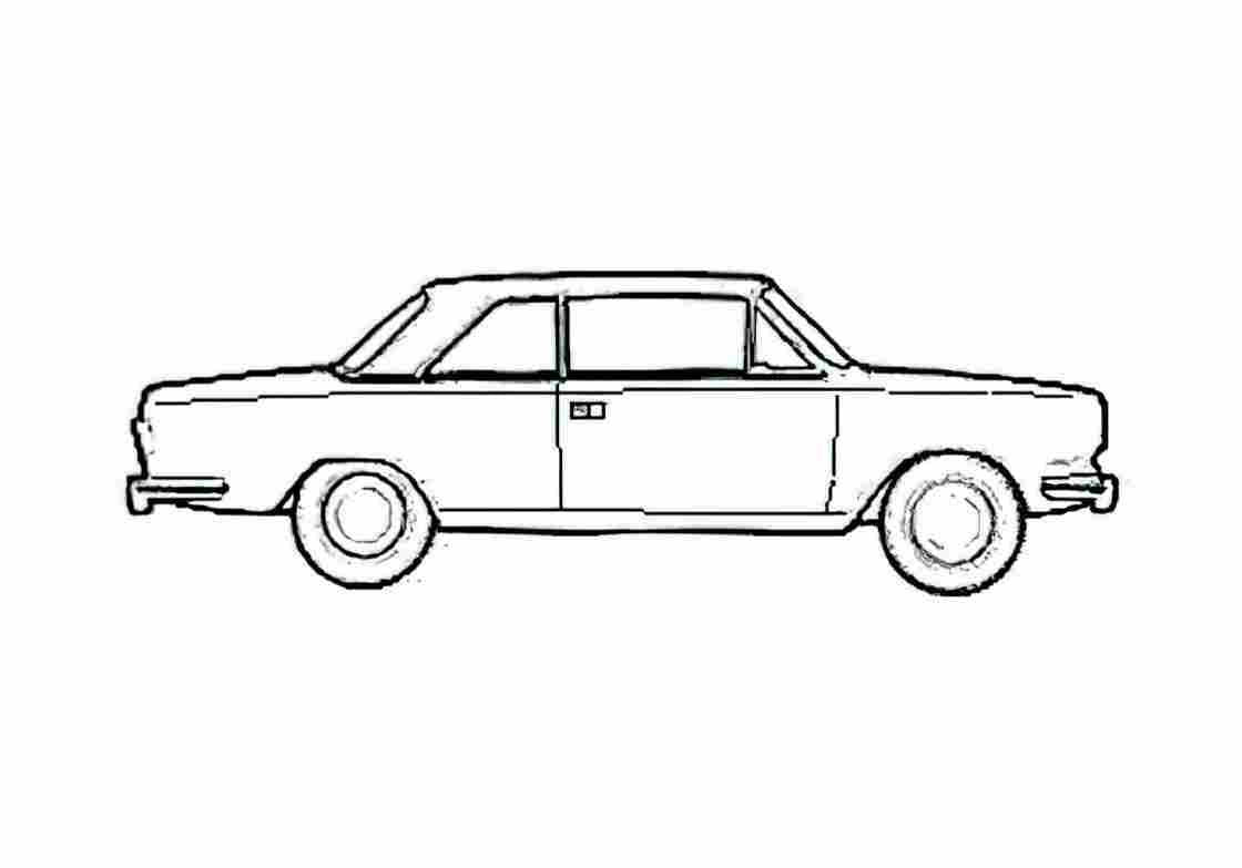 Blueprint Renault Torino Coupe 1979 A4 Photo Print