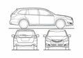 Blueprint S4 Touring Wagon 2009 A4 Photo Print