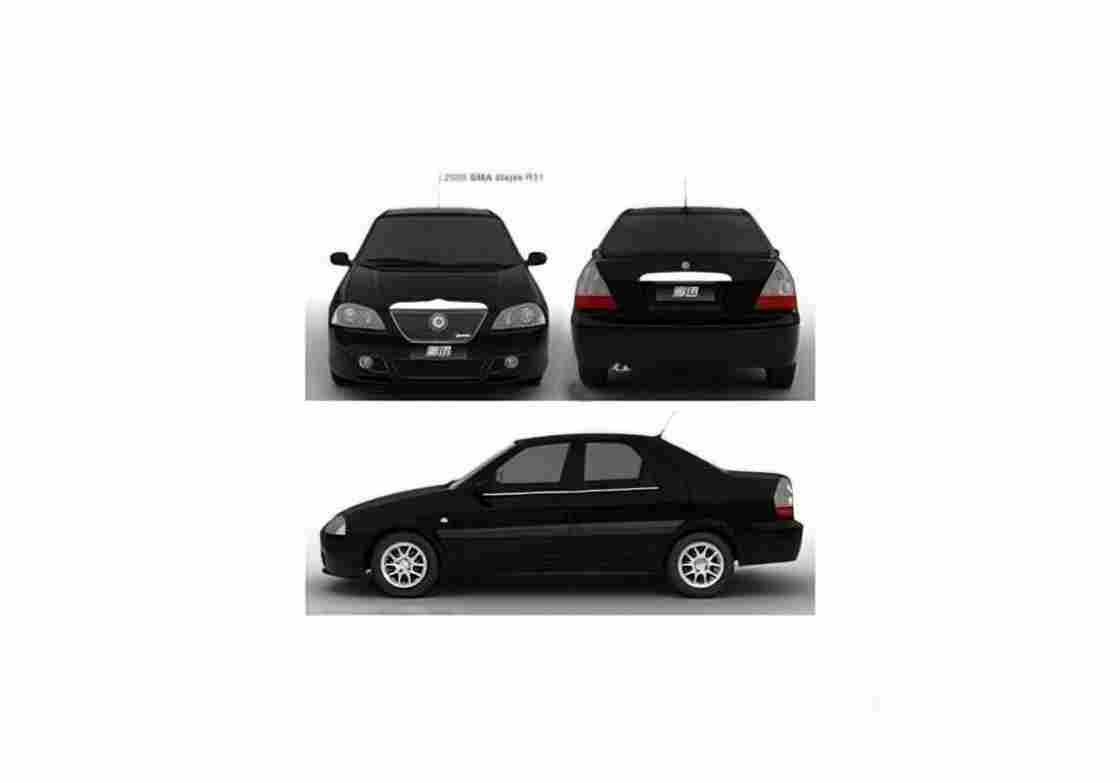 Blueprint SMA Maple R51 Sedan 2009 01 A4 Photo Print