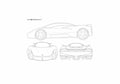 Blueprint SSC Ultimate Aero II Coupe 2011 01 A4 Photo Print