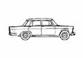 Blueprint Seat 1400 Sedan 1961 A4 Photo Print
