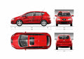 Blueprint Seat Altea Hatchback 2004 A4 Photo Print