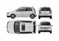 Blueprint Seat Arosa Microvan 2000 A4 Photo Print