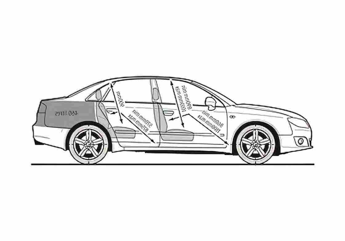 Blueprint Seat Exeo 20 TDi Sport Sedan 2009 A4 Photo Print