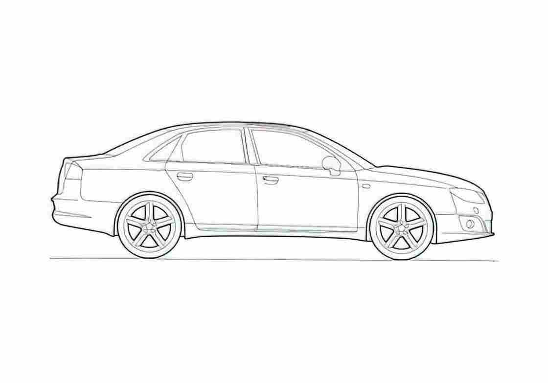Blueprint Seat Exeo Sedan 2011 A4 Photo Print