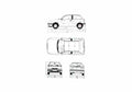 Blueprint Seat Ibiza 6K Hatchback 1993 A4 Photo Print