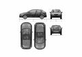 Blueprint Seat Ibiza SC Hatchback 2009 A4 Photo Print