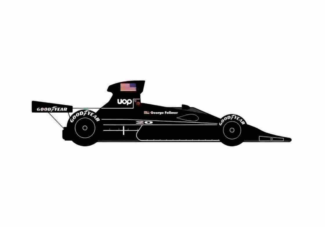 Blueprint Shadow DN1 2A Ford F1 OW 1973 A4 Photo Print