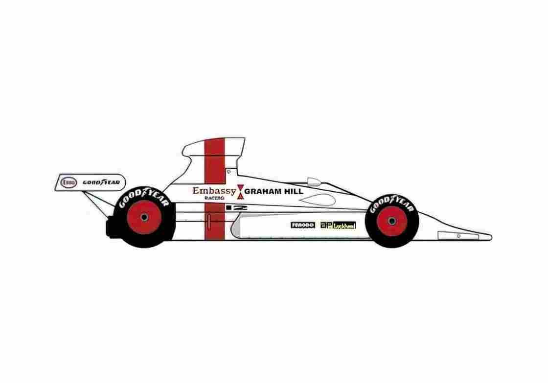 Blueprint Shadow DN1 3A Ford F1 OW 1973 A4 Photo Print