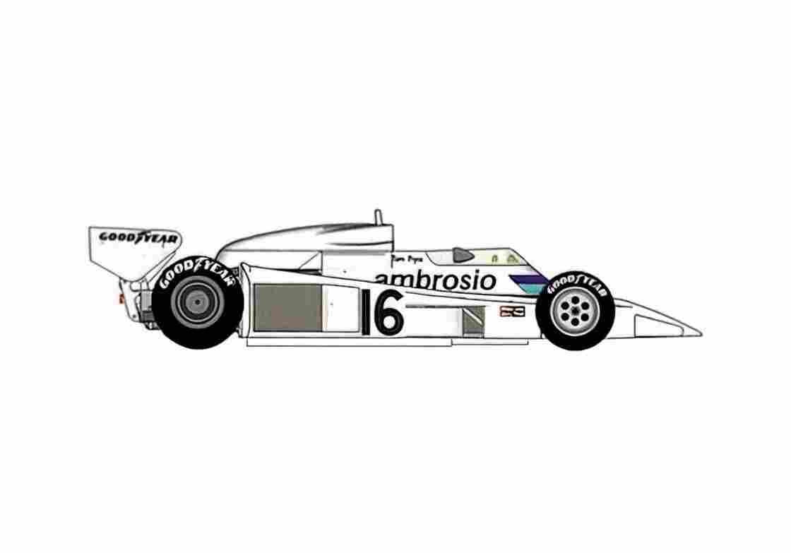 Blueprint Shadow DN8 2A Ford F1 OW 1977 A4 Photo Print