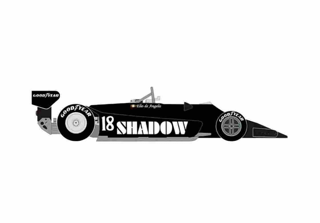 Blueprint Shadow DN9 1B F1 OW 1979 A4 Photo Print