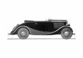 Blueprint Simca 6 Roadster 1937 A4 Photo Print