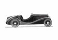 Blueprint Simca 6 Sport Roadster 1937 A4 Photo Print