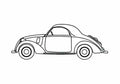 Blueprint Simca 8 Coupe 1938 A4 Photo Print