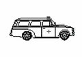 Blueprint Skoda 1202 Ambulance Wagon 1961 A4 Photo Print