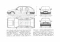Blueprint Skoda Forman Hatchback 1993 A4 Photo Print