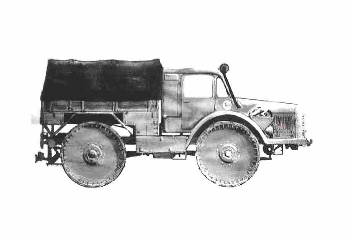 Blueprint Skoda RSO Truck A4 Photo Print