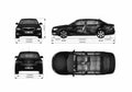Blueprint Skoda Superb Sedan 2008 A4 Photo Print