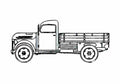 Blueprint Steyr 1500 Truck A4 Photo Print
