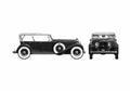 Blueprint Stutz DV32 Phaeton 1933 A4 Photo Print
