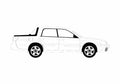 Blueprint Subaru Baja Pick up 2004 A4 Photo Print