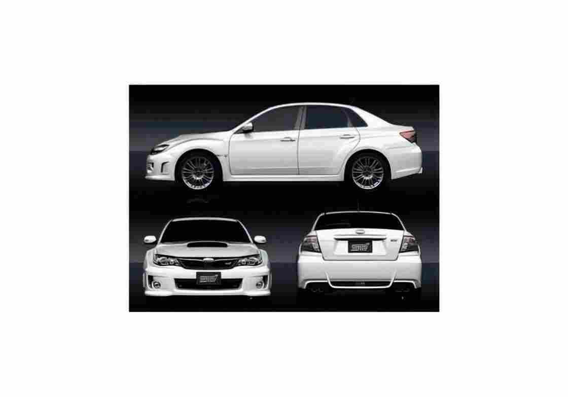 Blueprint Subaru Impreza WRX STi Sedan 01 A4 Photo Print