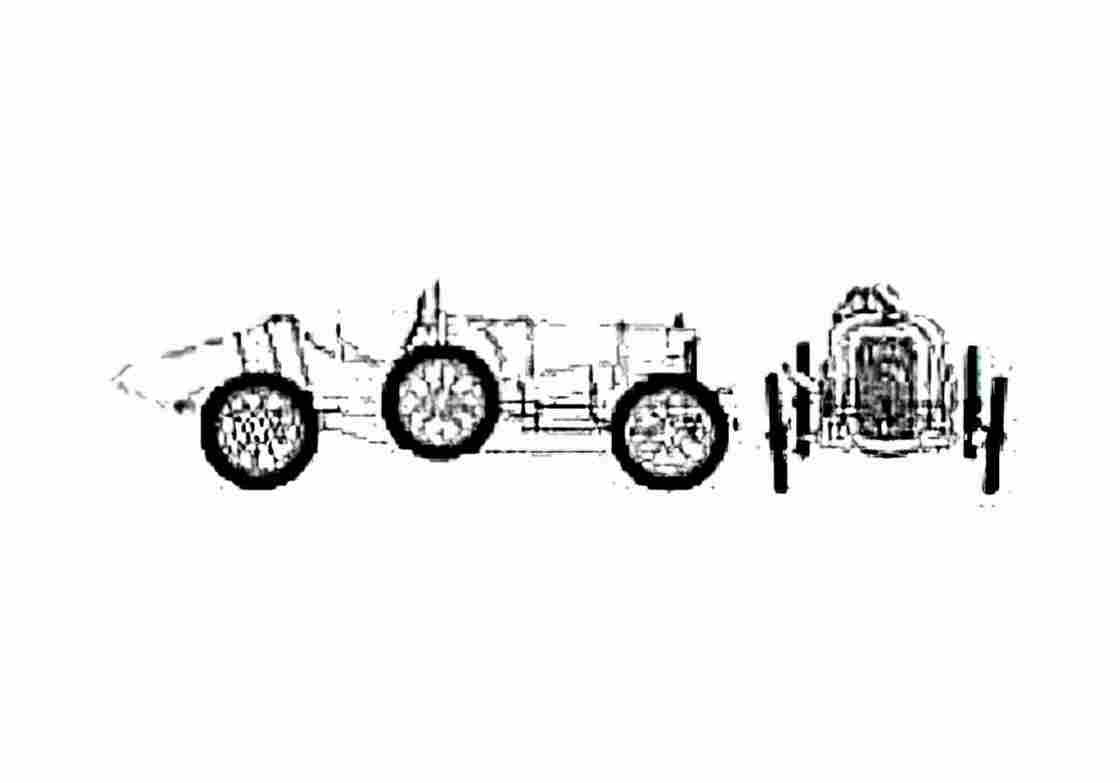 Blueprint Sunbeam Coupe De I Auto Coupe 1913 A4 Photo Print