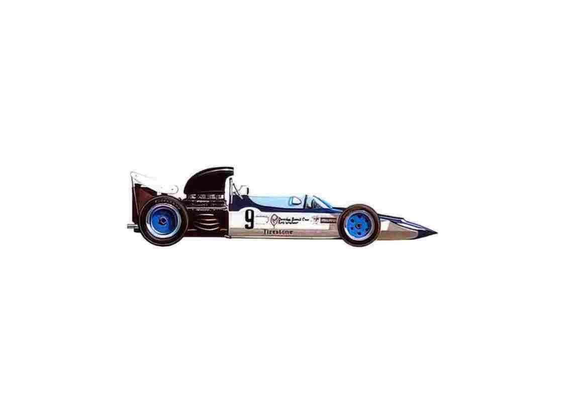 Blueprint Surtees TS9 F1 OW 1971 01 A4 Photo Print