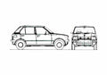 Blueprint Suzuki Alto FX Hatchback 1979 A4 Photo Print