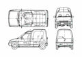 Blueprint Suzuki Alto Hustle Microvan 2000 A4 Photo Print
