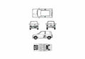 Blueprint Suzuki Alto Works RS X Hatchback 1987 A4 Photo Print