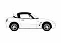 Blueprint Suzuki Cappuccino Roadster 1993 A4 Photo Print