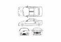 Blueprint Suzuki Cara Coupe 1993 A4 Photo Print