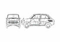 Blueprint Suzuki Fronte 360 Hatchback 1930 A4 Photo Print
