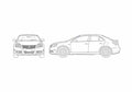 Blueprint Suzuki Kizashi Sedan 2010 A4 Photo Print