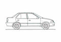 Blueprint Suzuki Maruti Esteem Swift Sedan 2002 A4 Photo Print