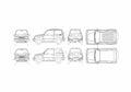 Blueprint Suzuki Vitara SUV 1997 A4 Photo Print