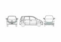 Blueprint Suzuki Zen Microvan 2001 A4 Photo Print