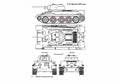 Blueprint T 34 A4 Photo Print