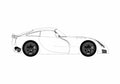 Blueprint TVR Sagaris Coupe 2008 A4 Photo Print