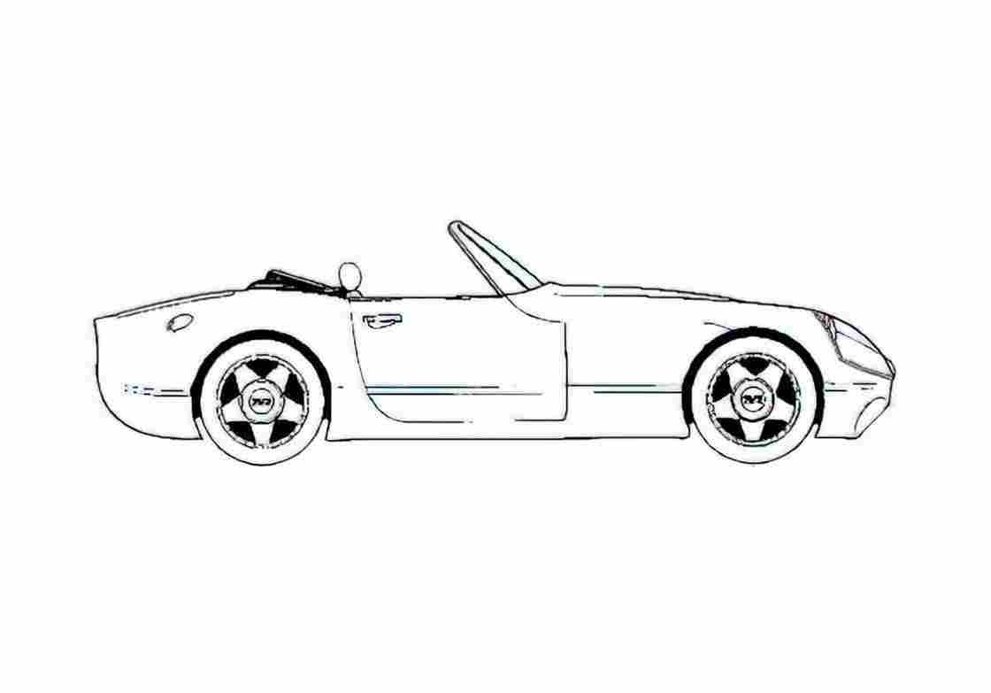 Blueprint TVR Tuscan Cabriolet 1986 A4 Photo Print